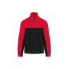Veste micropolaire bicolore Black / Red Veste micropolaire bicolore Black / Red
