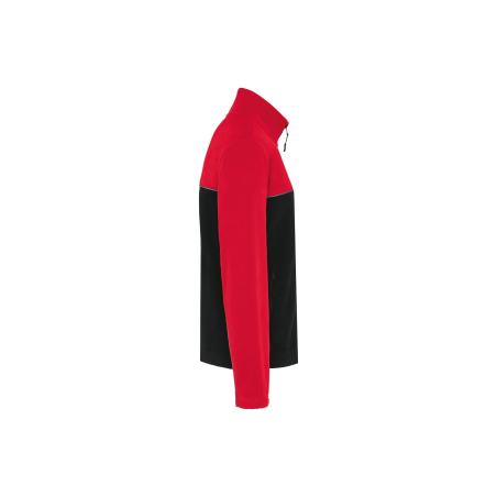 Veste micropolaire bicolore Black / Red Veste micropolaire bicolore Black / Red