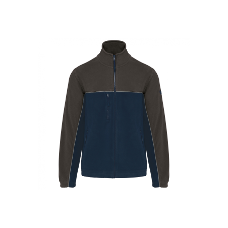 Veste micropolaire bicolore Navy / Dark Grey Veste micropolaire bicolore Navy / Dark Grey