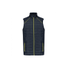 Bodywarmer bi-matière Navy / Fluorescent Yellow Bodywarmer bi-matière Navy / Fluorescent Yellow