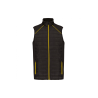 Bodywarmer bi-matière Black / Yellow Bodywarmer bi-matière Black / Yellow