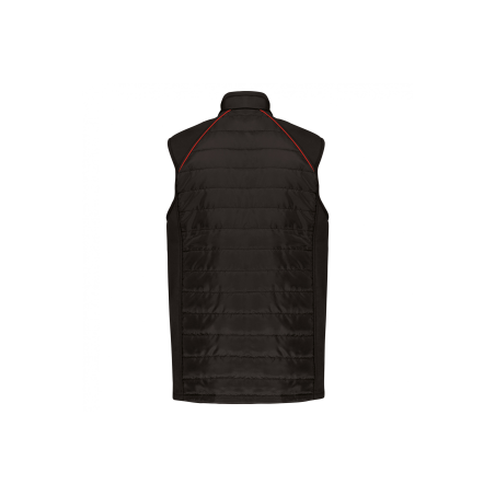 Bodywarmer bi-matière Black / Red Bodywarmer bi-matière Black / Red