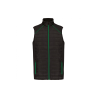 Bodywarmer bi-matière Black / Kelly Green Bodywarmer bi-matière Black / Kelly Green