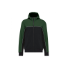 Veste softshell 3 couches bicolore Black / Forest Green Veste softshell 3 couches bicolore Black / Forest Green