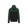 Veste softshell 3 couches bicolore Black / Forest Green Veste softshell 3 couches bicolore Black / Forest Green
