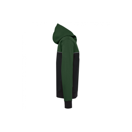 Veste softshell 3 couches bicolore Black / Forest Green