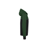 Veste softshell 3 couches bicolore Black / Forest Green Veste softshell 3 couches bicolore Black / Forest Green