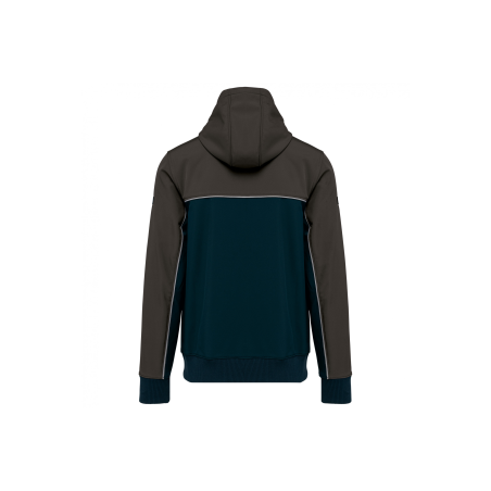 Veste softshell 3 couches bicolore Navy / Dark Grey Veste softshell 3 couches bicolore Navy / Dark Grey