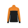 Sweat-shirt col zippé Black / Orange Sweat-shirt col zippé Black / Orange