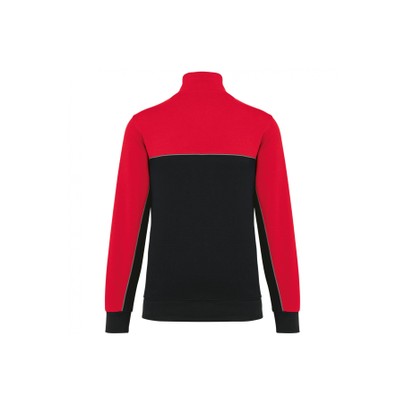 Sweat-shirt col zippé Black / Red Sweat-shirt col zippé Black / Red