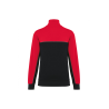 Sweat-shirt col zippé Black / Red Sweat-shirt col zippé Black / Red