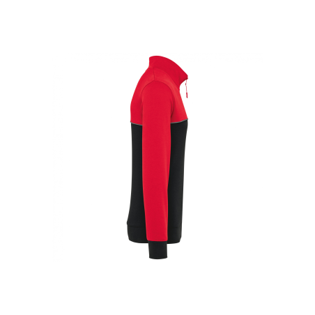 Sweat-shirt col zippé Black / Red Sweat-shirt col zippé Black / Red