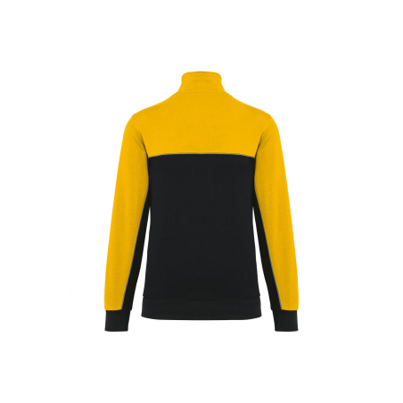 Sweat-shirt col zippé Black / Yellow Sweat-shirt col zippé Black / Yellow