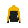 Sweat-shirt col zippé Black / Yellow Sweat-shirt col zippé Black / Yellow