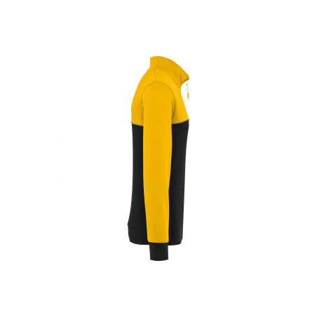 Sweat-shirt col zippé Black / Yellow Sweat-shirt col zippé Black / Yellow