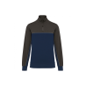 Sweat-shirt col zippé Navy / Dark Grey Sweat-shirt col zippé Navy / Dark Grey
