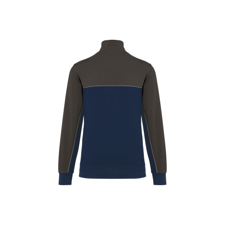 Sweat-shirt col zippé Navy / Dark Grey Sweat-shirt col zippé Navy / Dark Grey