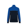 Sweat-shirt col zippé Navy / Royal Blue Sweat-shirt col zippé Navy / Royal Blue