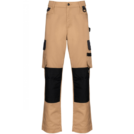 Pantalon de travail bicolore Camel / Black Pantalon de travail bicolore Camel / Black