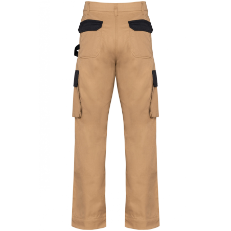 Pantalon de travail bicolore Camel / Black Pantalon de travail bicolore Camel / Black