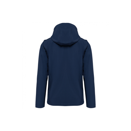 Veste Softshell à capuche manches amovibles Navy Veste Softshell à capuche manches amovibles Navy