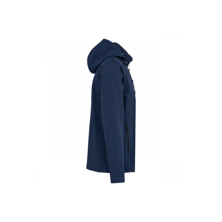Veste Softshell à capuche manches amovibles Navy Veste Softshell à capuche manches amovibles Navy