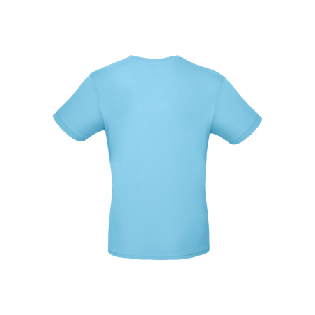 T-shirt Turquoise 100% coton