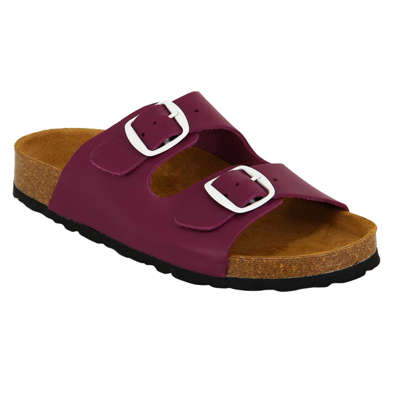 Sandales Semelle Liege Femme Chaussure médicale été forme Sandale femme été semelle liège violette