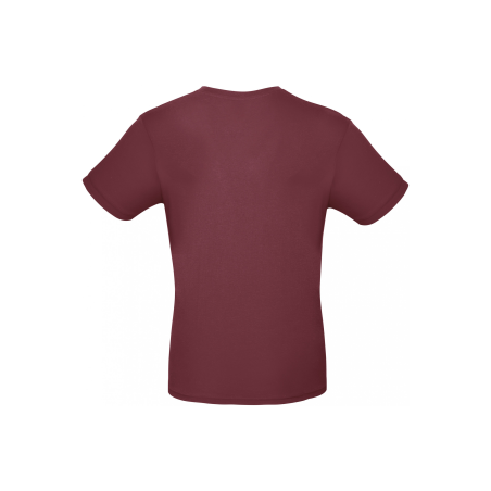 T-shirt Burgundy 100% coton