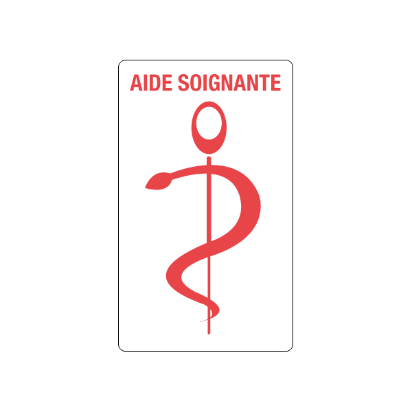 Caducee Aide Soignante Personnalisable Label Blouse Net Caducee Aide Soignante Personnalisable Label Blouse Net