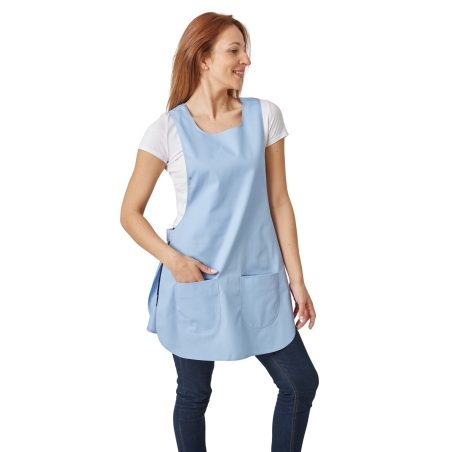 Tablier blouse chasuble bleu ciel Tablier blouse chasuble bleu ciel