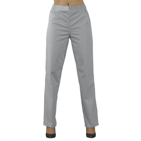 Pantalon médical gris coupe mixte - label-blouse.net