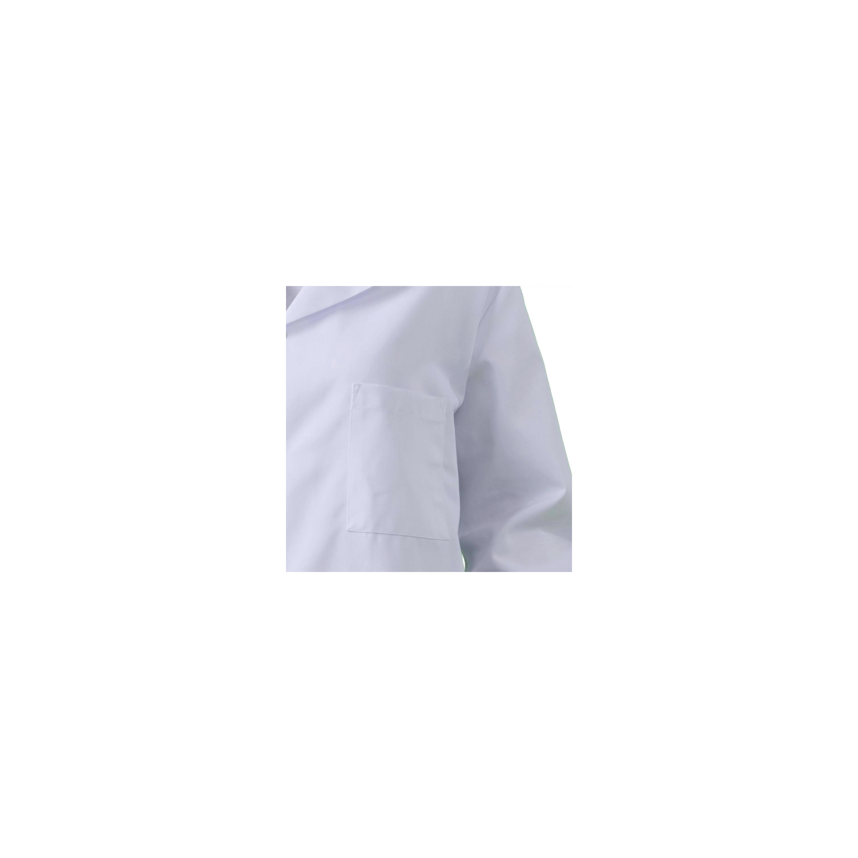Blouse Chimie ROBUR - 100% Coton, Col Officier, Boutons Pression, Coupe Unisexe