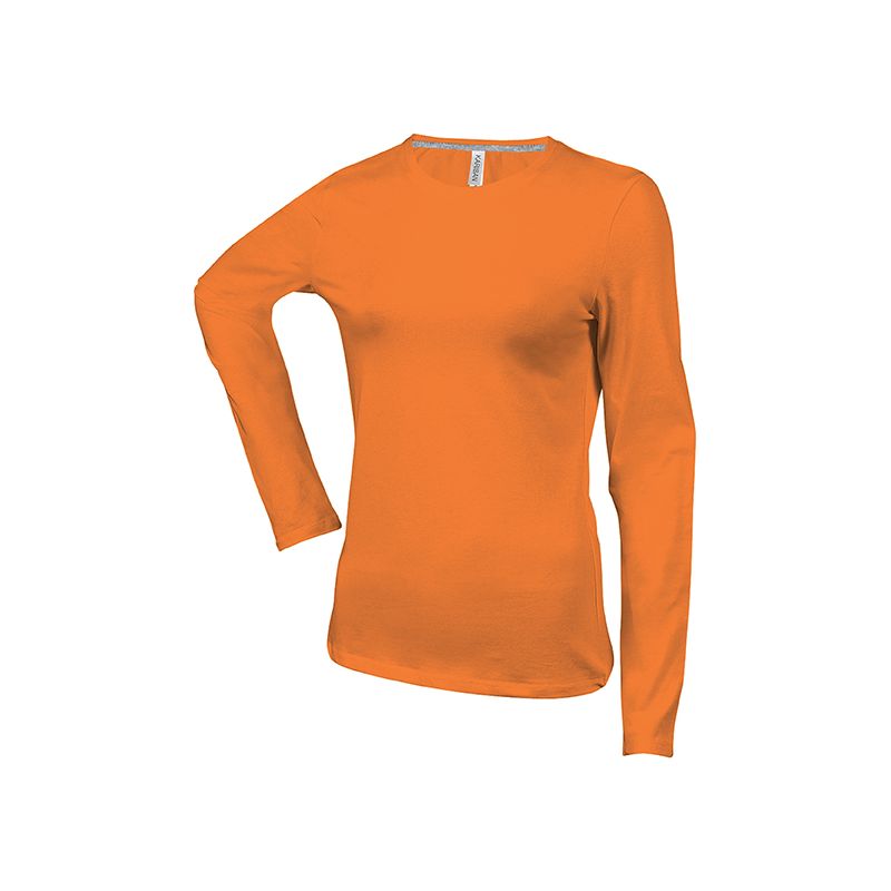 t shirt femme orange