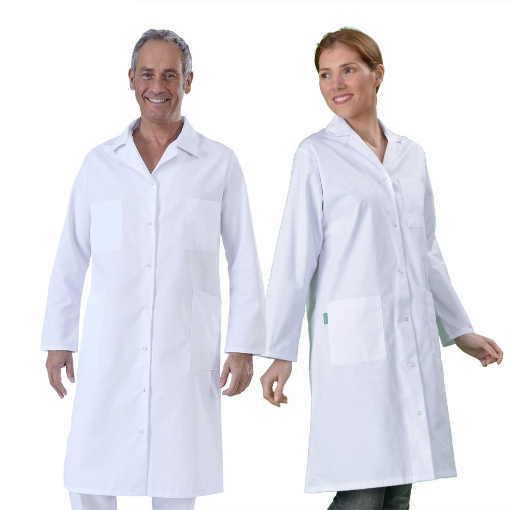 THEE Uniforme M/édical Professionnel Blouse Blanche Chimie Infirmi/ère Laboratoire