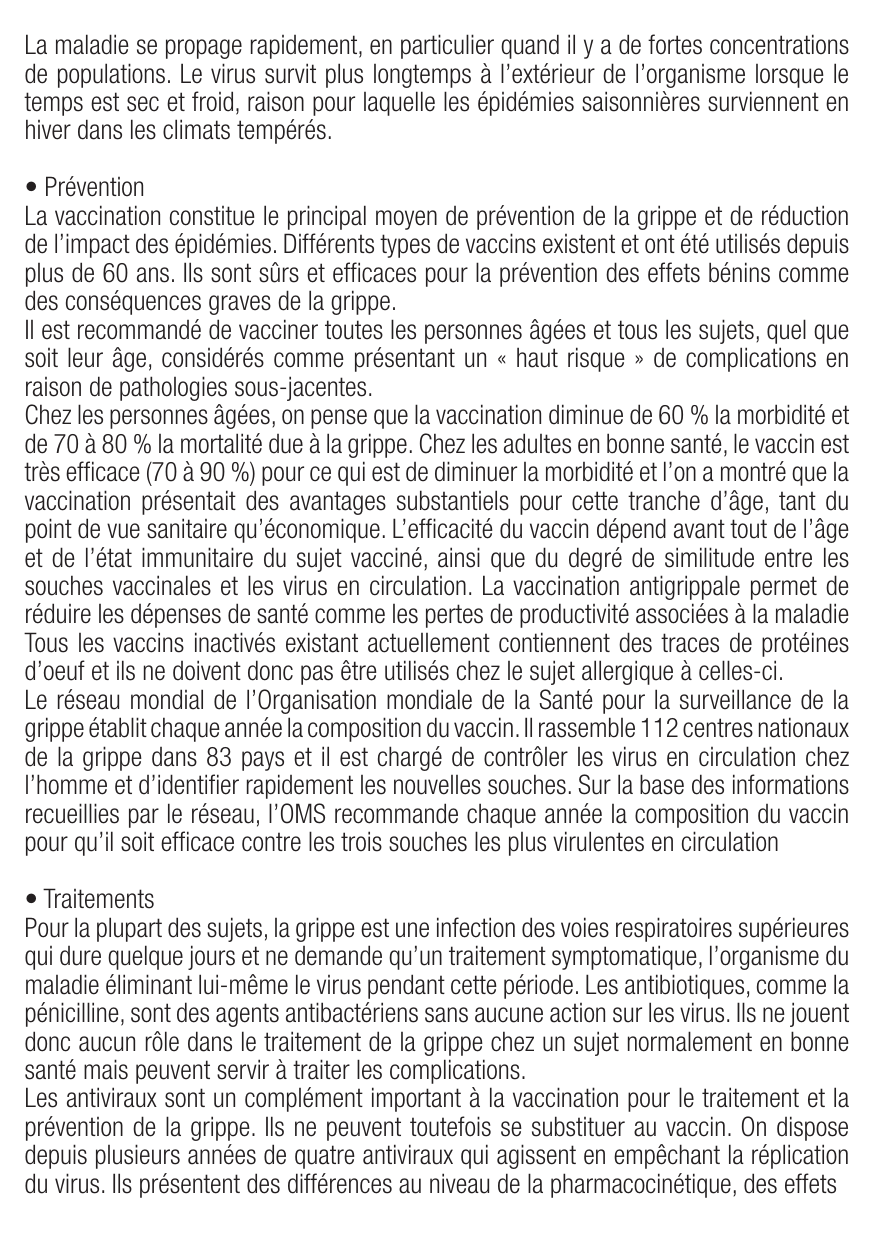 Fiche de révision Grippe : cours et fiche IDE (définition, signes, prise en charge) — page 3