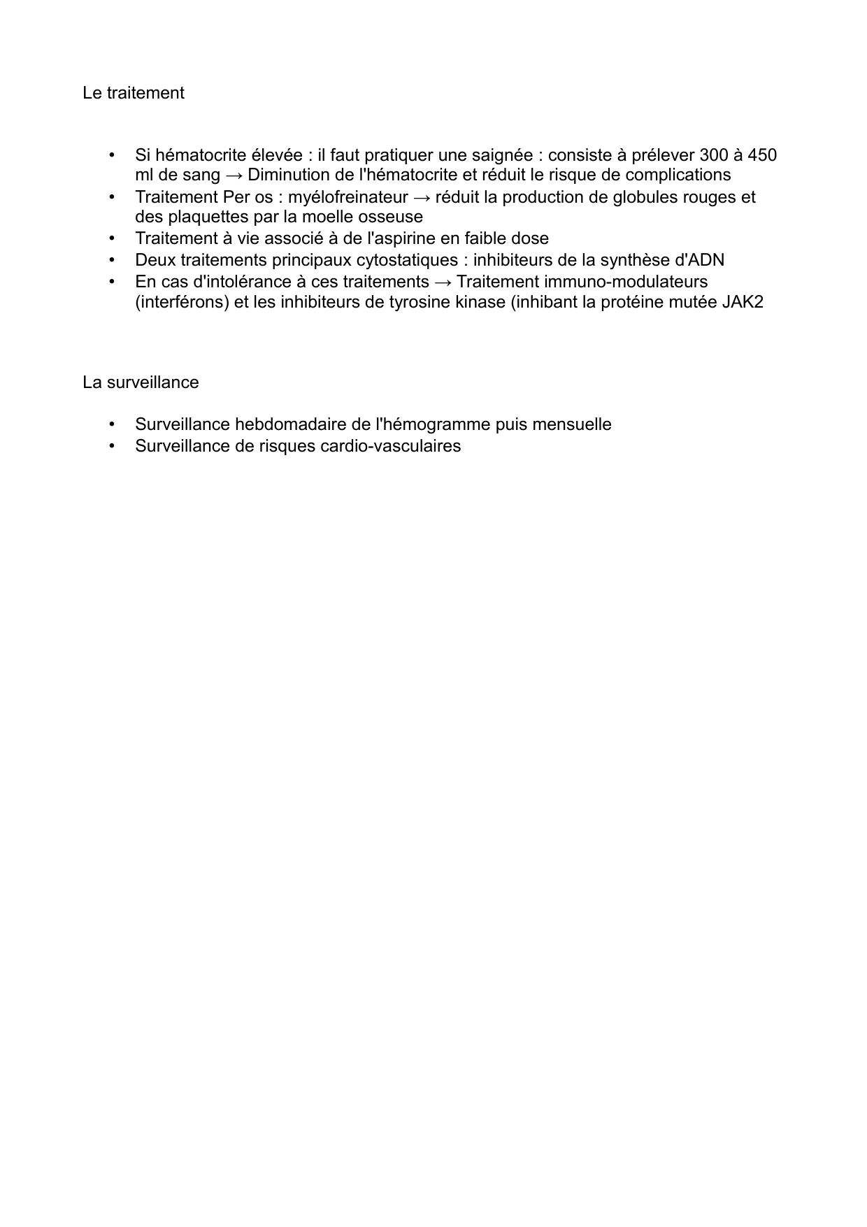 La maladie de Vaquez (polyglobulie) : cours et fiche IDE — 2