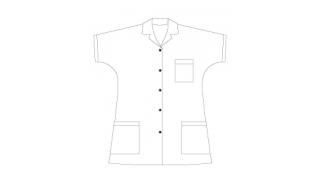Modèle MARIE - Tuniques et blouses médicales col tailleur