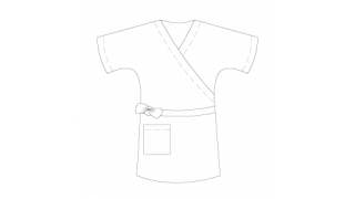 Modèle SERTIN - Blouses médicales et esthéticiennes