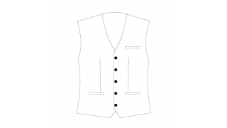 Modèle RAVEL - Gilet de service pour barmans et serveurs