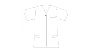 Modèle ZIP - Tenues médicales fermeture zip