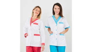 Blouse de travail pour aide à domicile