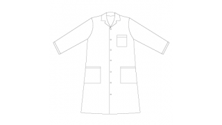 Modèle MADO - Blouses médicales manches longues