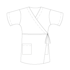 Modèle TOKYO - Tuniques et Kimonos esthéticienne