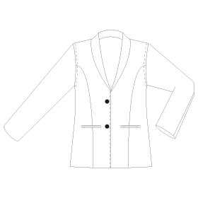 Modèle IELLA - Veste de tailleur pour femme