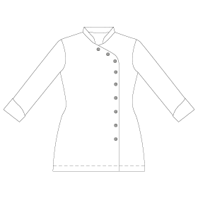 Modèle WOCO - Vestes de cuisine pour femme