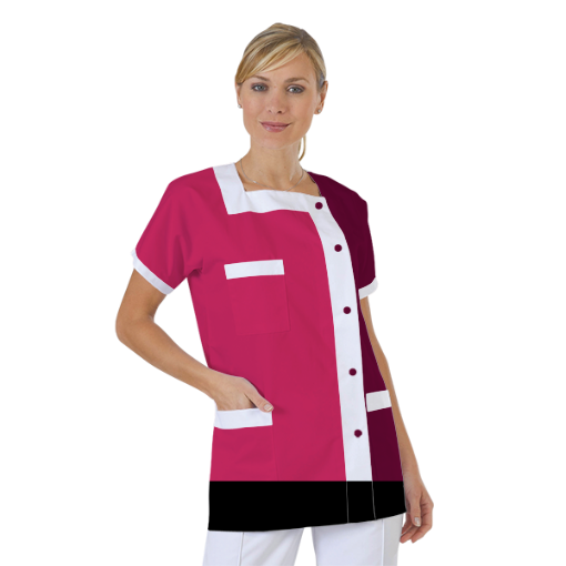 blouse-medicale-col-carre-a-personnaliser acheté - par Cecile - le 25-09-2018