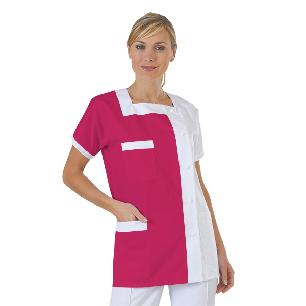 blouse-medicale-col-carre-a-personnaliser acheté - par Masquelier - le 08-04-2019