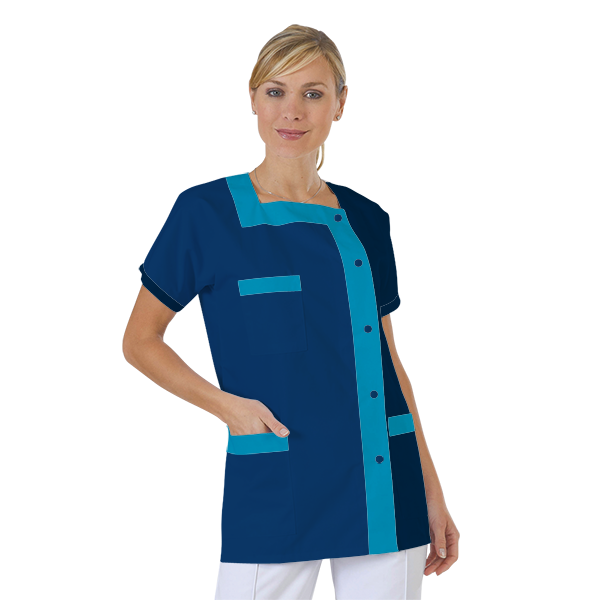 blouse-medicale-col-carre-a-personnaliser acheté - par Annick - le 21-09-2018