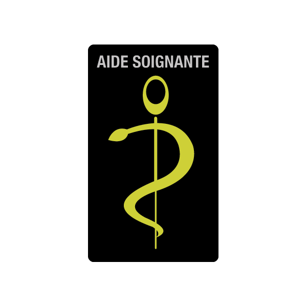 caducee-aide-soignante-personnalisable acheté - par Caroline - le 05-01-2021